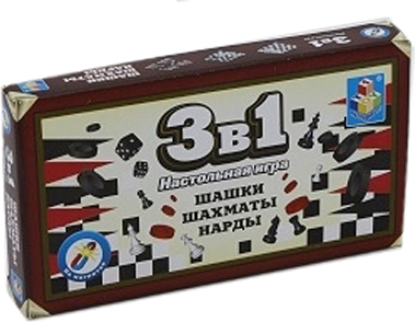 Настольная игра 1TOY 52447Т 3 в 1